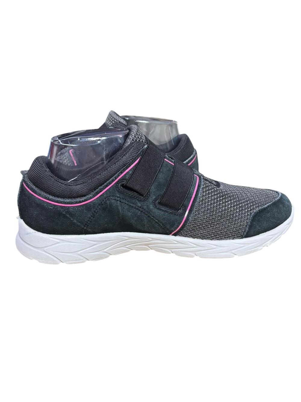 Vionic Brisk Ema Adjustable Mesh/Suede  Black Orthotic Sneakers – Sz 9 Wide - Picture 5 of 11